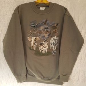 Vintage "Friends of the Earth" crew neck sweatshirt